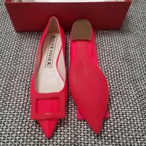 Authentic Roger Vivier Gommettine Ballet Flat Sz38